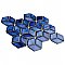 Hudson Rhombus Sapphire 10-1/4" x 11-3/4" Porcelain Mosaic Tile -10 Sheets Per Case -8.56 Sq. Ft.
