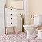 Crystalline Square Pink 12" x 12" Porcelain Mosaic Tile -10 Sheets Per Case -10.2 Sq. Ft.
