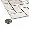 Academy Bone 11-7/8" x 11-7/8" Porcelain Mosaic Tile -10 Sheets Per Case -10 Sq. Ft.