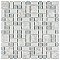 University Light Grey 11-3/4" x 11-3/4" Porcelain Mosaic Tile - 10 Tiles Per Case - 9.8 Sq. Ft.