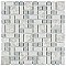 University Light Grey 11-3/4" x 11-3/4" Porcelain Mosaic Tile - 10 Tiles Per Case - 9.8 Sq. Ft.