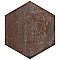 Brickyard Hex Red 8-1/2" x  9-7/8" Porcelain Floor & Wall Tile - 29 Tiles Per Case - 13.05 Sq. Ft.