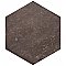 Brickyard Hex Red 8-1/2" x  9-7/8" Porcelain Floor & Wall Tile - 29 Tiles Per Case - 13.05 Sq. Ft.
