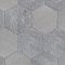 Brickyard Hex White 8-1/2" x  9-7/8" Porcelain Floor & Wall Tile - 29 Tiles Per Case - 13.05 Sq. Ft.