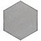 Brickyard Hex White 8-1/2" x  9-7/8" Porcelain Floor & Wall Tile - 29 Tiles Per Case - 13.05 Sq. Ft.