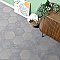 Brickyard Hex White 8-1/2" x  9-7/8" Porcelain Floor & Wall Tile - 29 Tiles Per Case - 13.05 Sq. Ft.