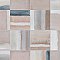 Matter Canvas Taupe Blue 6" x 6" Porcelain Floor & Wall Tile - Per Case of 25 - 6.50 Sq. Ft.