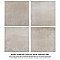 Matter Taupe 6" x 6" Porcelain Floor & Wall Tile - Per Case of 25 - 6.50 Sq. Ft.