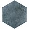Matter Hex Blue 7-7/8"x9" Porcelain F/W Tile - Per Case of 10 - 3.80 Sq. Ft