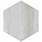 Matter Canvas Hex Bone Blue 7-7/8" x 9" Porcelain Floor & Wall Tile - Per Case of 10 - 3.80 Sq. Ft.