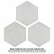 Matter Hex Bone 7-7/8"x9" Porcelain F/W Tile - Per Case of 10 - 3.80 Sq. Ft