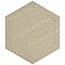 Matter Hex Bone 7-7/8"x9" Porcelain F/W Tile - Per Case of 10 - 3.80 Sq. Ft