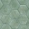 Matter Hex Green 7-7/8"x9" Porcelain F/W Tile - Per Case of 10 - 3.80 Sq. Ft