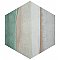 Matter Canvas Hex Taupe Green 7-7/8" x 9" Porcelain Floor & Wall Tile - Per Case of 10 - 3.80 Sq. Ft.