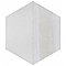 Matter Canvas Hex Bone Red 7-7/8" x 9" Porcelain Floor & Wall Tile - Per Case of 10 - 3.80 Sq. Ft.
