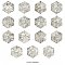 Tivoli Hex Tapestry 5-1/2" x 6-1/4" Porcelain Floor and Wall Tile - 26 Tiles Per Case - 4.94 Square Feet