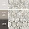 Tivoli Hex Tapestry 5-1/2" x 6-1/4" Porcelain Floor and Wall Tile - 26 Tiles Per Case - 4.94 Square Feet