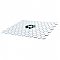 Metro Ion 1" Hex Emerald Single Flower With Gloss White 10-1/4" x 11-7/8" Floor & Wall Tile - 10 Tiles Per Case - 8.6 Sq. Ft.