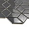 Metro Rhombus Glossy Gray Porcelain Mosaic Tile - Sold Per Case of 10 - 9.14 Square Feet