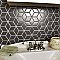 Metro Rhombus Matte Gray Porcelain Mosaic Tile - Sold Per Case of 10 - 9.14 Square Feet