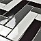 Metro Soho Subway   - Glossy Black - 1.75" x 7.75" - Per Case of 120 - 12 Square Foot