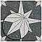 Compass Star Lava Stone 8" x 8" Porcelain Tile - Per Case of 25 Tile - 11.50 Sq. Ft. Per Case