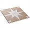 Compass Star Sand Stone 8" x 8" Porcelain Tile - Per Case of 25 Tile - 11.50 Sq. Ft. Per Case