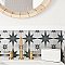 Compass Star White Stone 8" x 8" Porcelain Tile - Per Case of 25 Tile - 11.50 Sq. Ft. Per Case