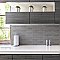 Muretto Grigio Glossy 2" x 10" Porcelain Floor & Wall Tile -69 Tiles Per Case - 10.35 Sq. Ft.