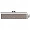 Muretto Nocciola Glossy 2" x 10" Porcelain Floor & Wall Tile -69 Tiles Per Case - 10.35 Sq. Ft.