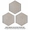 Palazzo Hex Luce 14-1/8" x 16-1/4" Porcelain Floor & Wall Tile - 9 Tiles Per Case - 11.07 Sq. Ft.