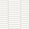 Argile Arrow Bianco 2-7/8" x 20-3/8" Porcelain Floor and Wall Tile - 1 Tiles Per Case - 0.41 Square Feet
