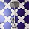 Argile Cross Bianco 7" x 7" Porcelain Floor and Wall Tile - 1 Tiles Per Case - 0.3 Square Feet
