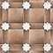 Argile Star Bianco 7" x 7" Porcelain Floor and Wall Tile - 1 Tiles Per Case - 0.42 Square Feet
