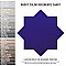 Argile Star Blu 7" x 7" Porcelain Floor and Wall Tile - 1 Tiles Per Case - 0.42 Square Feet