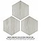 Natura Hex White 14-1/8" x 16-1/4" Porcelain Floor & Wall Tile -9 Tiles Per Case - 11.07 Sq. Ft.