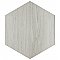 Natura Hex White 14-1/8" x 16-1/4" Porcelain Floor & Wall Tile -9 Tiles Per Case - 11.07 Sq. Ft.