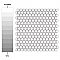Colmena Matte White Hex 11-1/2" x 11-5/8" Tile - Per Case of 5 Sheets - 4.75 Square Feet