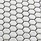 Colmena Matte White Hex 11-1/2" x 11-5/8" Tile - Per Case of 5 Sheets - 4.75 Square Feet