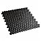 Colmena Hex Matte Carbon 11-1/2" x 11-5/8" Porcelain Mosaic Tile - 5 Tiles Per Case - 4.75 Square Feet