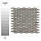 Pescado Linen Grey 12"x 12-1/2" Porcelain Tile - Per Case of 5 Sheets - 5.30 Sq. Ft.