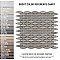 Pescado Linen Grey 12"x 12-1/2" Porcelain Tile - Per Case of 5 Sheets - 5.30 Sq. Ft.