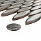 Pescado Linen Grey 12"x 12-1/2" Porcelain Tile - Per Case of 5 Sheets - 5.30 Sq. Ft.