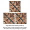 Americana Cleveland 8-3/4"x 8-3/4" Porcelain Floor Wall Tile - Per Case of 20 - 11.25 Square Feet