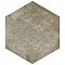 Boston Ferro Hex Crema 14-1/8" x 16-1/4" Porcelain Tile - Sold Per Case of 9 - 11.05 Square Feet