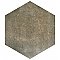 Boston Ferro Hex Crema 14-1/8" x 16-1/4" Porcelain Tile - Sold Per Case of 9 - 11.05 Square Feet