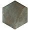Boston Ferro Hex Ombra 14-1/8" x 16-1/4" Porcelain Tile - Sold Per Case of 9 - 11.05 Square Feet