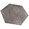 D'Anticatto Hex Notte 11" x 12-5/8" Porcelain Tile - Per Case of 15 - 11.22 Square Feet