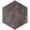 D'Anticatto Hex Notte 11" x 12-5/8" Porcelain Tile - Per Case of 15 - 11.22 Square Feet