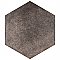 D'Anticatto Hex Notte 11" x 12-5/8" Porcelain Tile - Per Case of 15 - 11.22 Square Feet